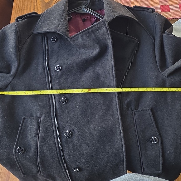 Affliction Men's 2XL Skull Peacoat - Picture 16 of 16